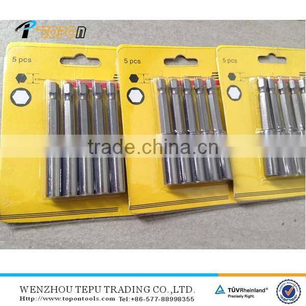 Wholesale S2 material 1/4 quick change magnetic hex bit holder