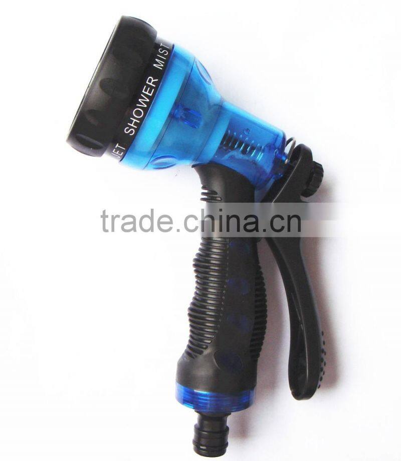 Hot sell product garden water transparent spray hose nozzle