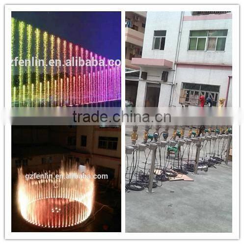 stainless steel outdoor large fountain with music 2*4m color changing water fountain