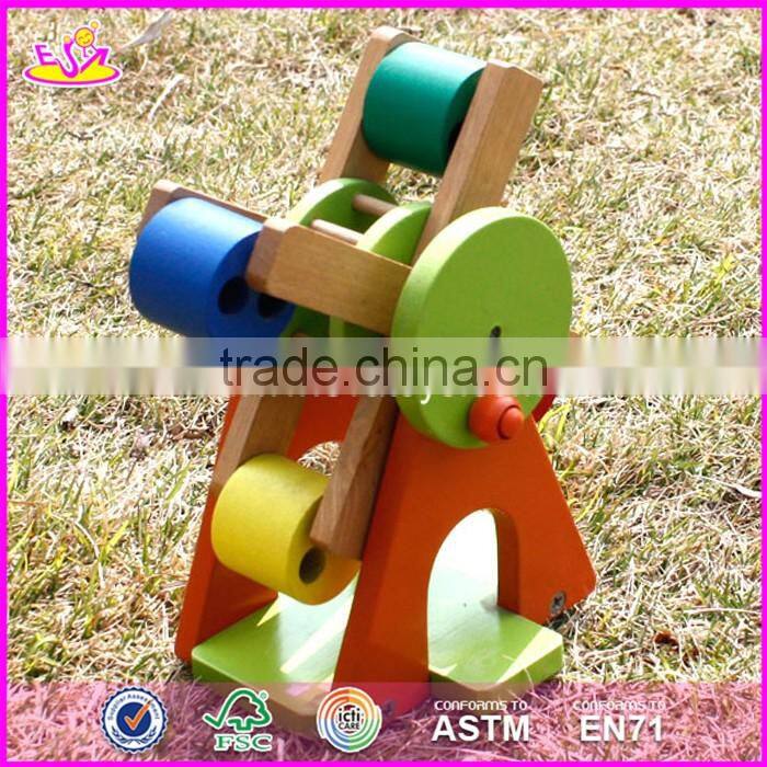2016 new fashion kids wooden windmill toy,popular wooden windmill toy,best sale wooden windmill toy W12D044