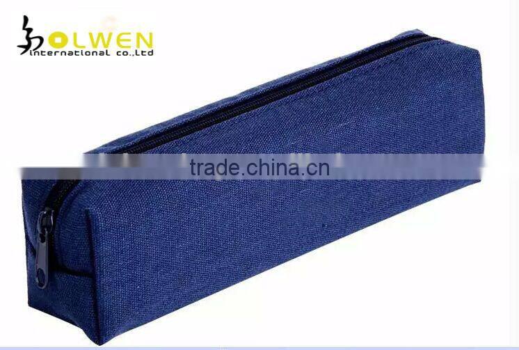 2015 Simple style canvas pencil case for promotion