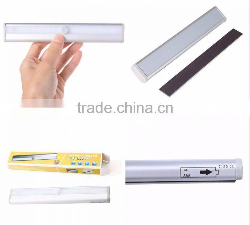 LED PIR Motion Sensor Closet Wardrobe Cupboard Cabinet Night Light