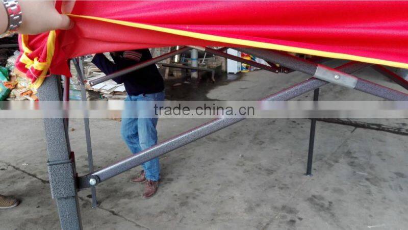 customized stainless steel adjustable height fold trade show pvc tent