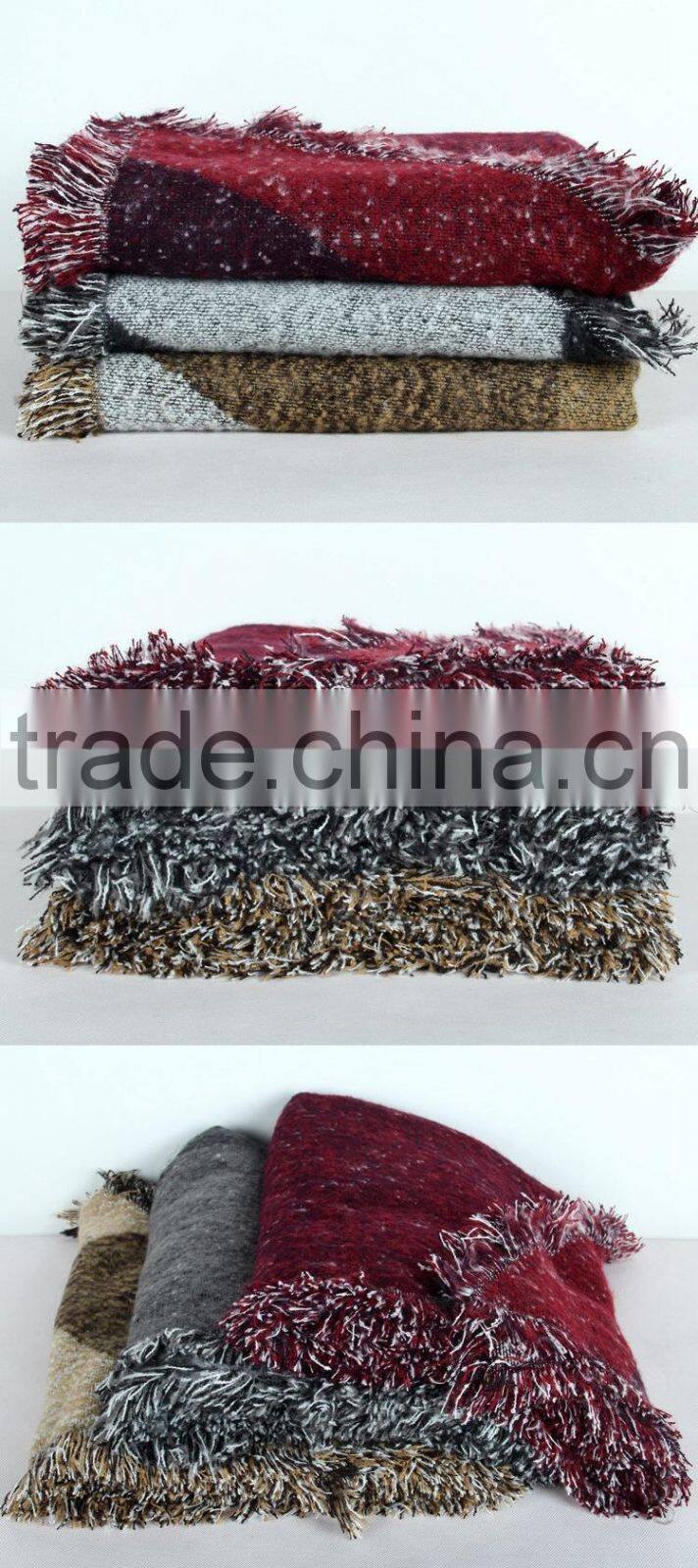 Winter Promotional Cheap Fashionable Acrylic Scarf Wholesale Scarf Shawl For Women