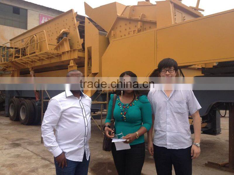 Easy Handling Mobile Crusher with Large Capacity for Sale