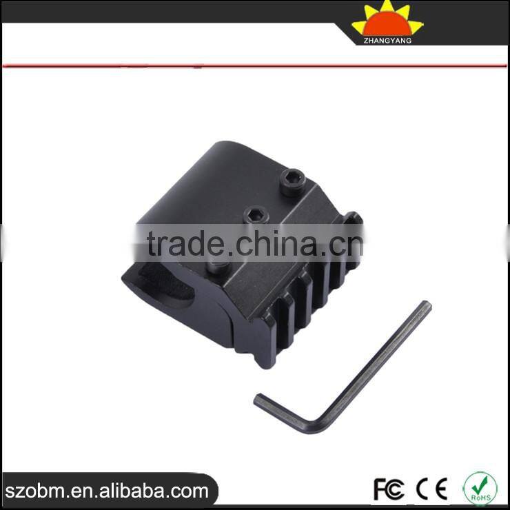 T2012 Aluminum Alloy extend 21mm Rail for 20mm gun pipe clamp with 21mm scope mounts rails