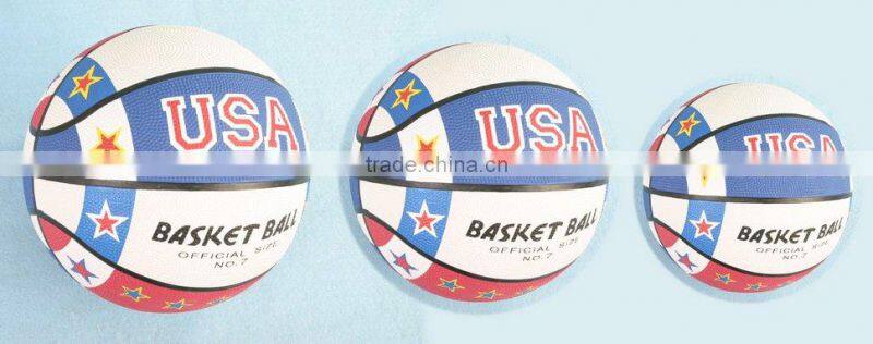 Hot Sell Colorful Rubber Basketball