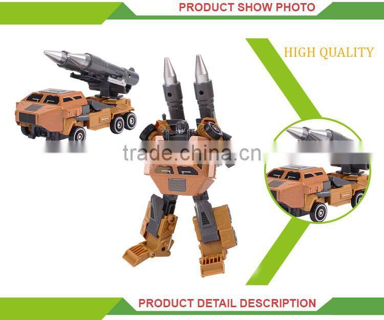 Newest product alloy transform programmable robot toy