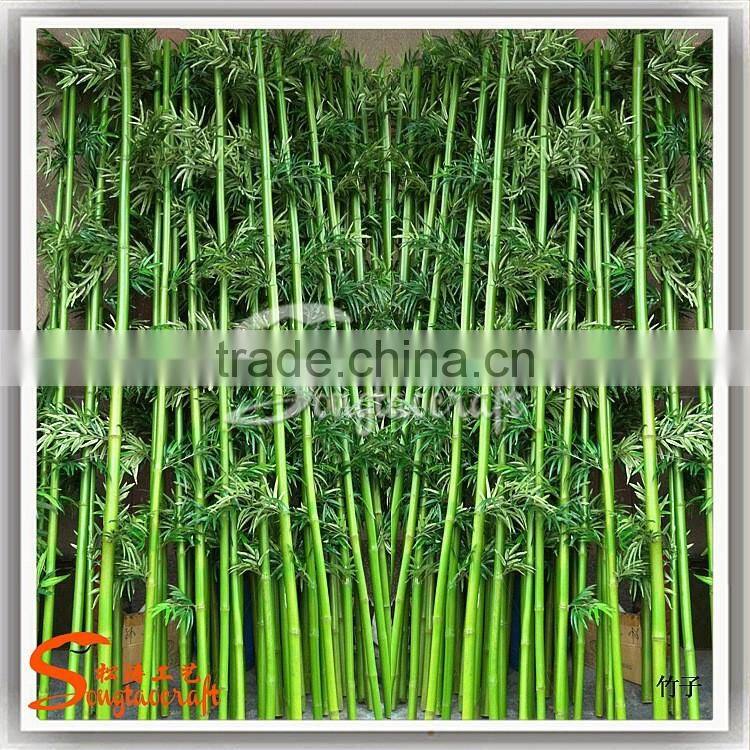 new style Artificial green outdoor artificial bamboo plants poles wholesale