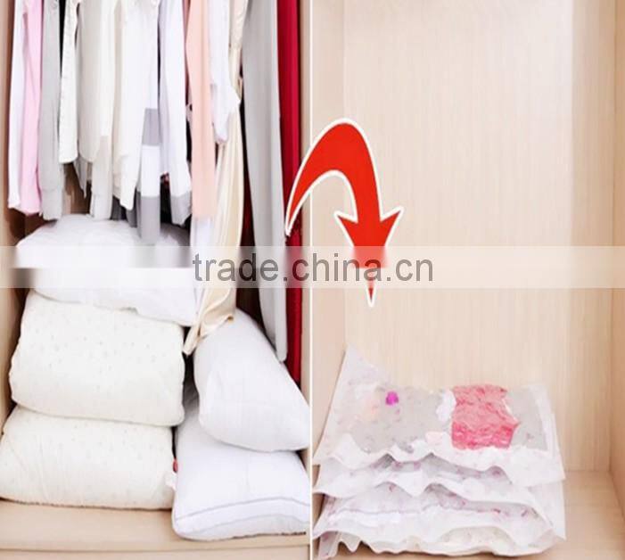 Vacuum storage compression bag PET+PE material for bedding