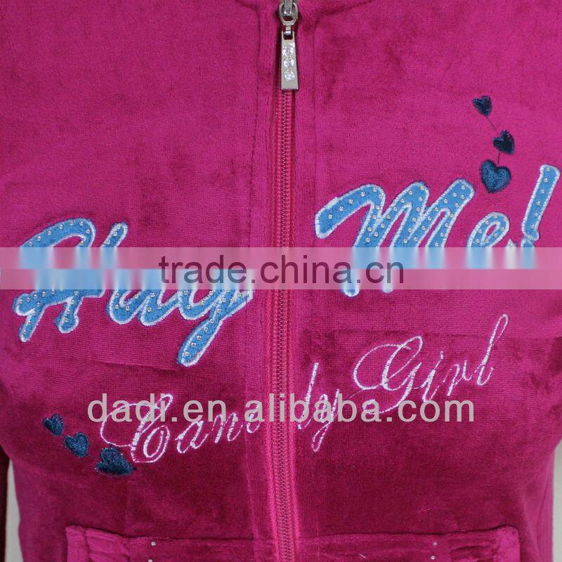 Velvet Pants And Jacket Sets