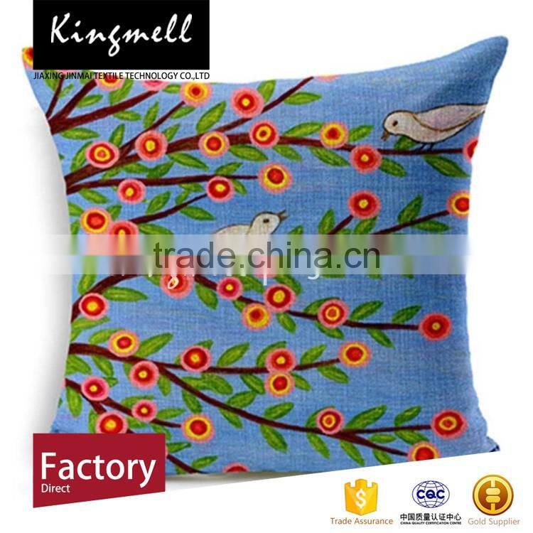 Customized fashion digital printing cushions home decor pillow
