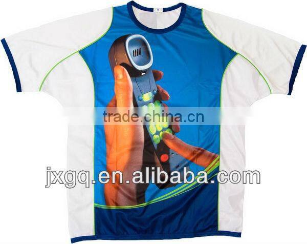 Fashion 100% polyester wholesale dye sublimation design t shirts for sublimation printing