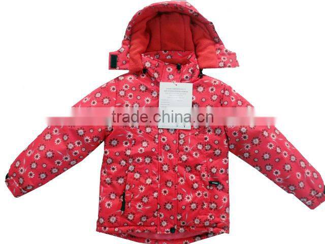 Nice design comfortable children girls coat