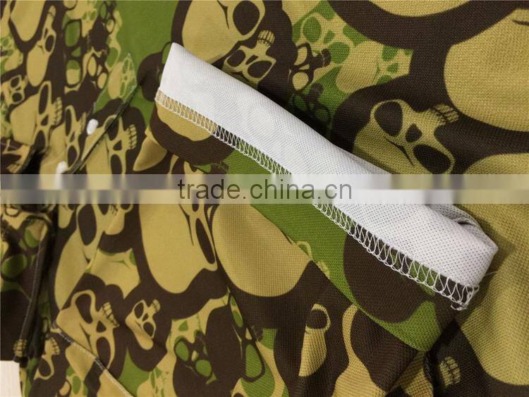 Custom Casual blank funny golf polo dri fit shirt Sport Tops 3D Animal Lion Pattern for men