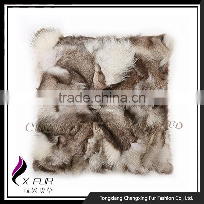 CX-D-101A Wholesale Custom Fox Fur Pillow Cases