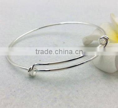 simple design cuff bangle opening adjustable cuff bangle screw ball desgin cuff bangle