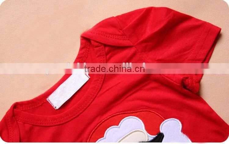 New Year Baby Girls Ruffle Tulle Rompers Clothes Kids Red Santa Baby TuTu Romper