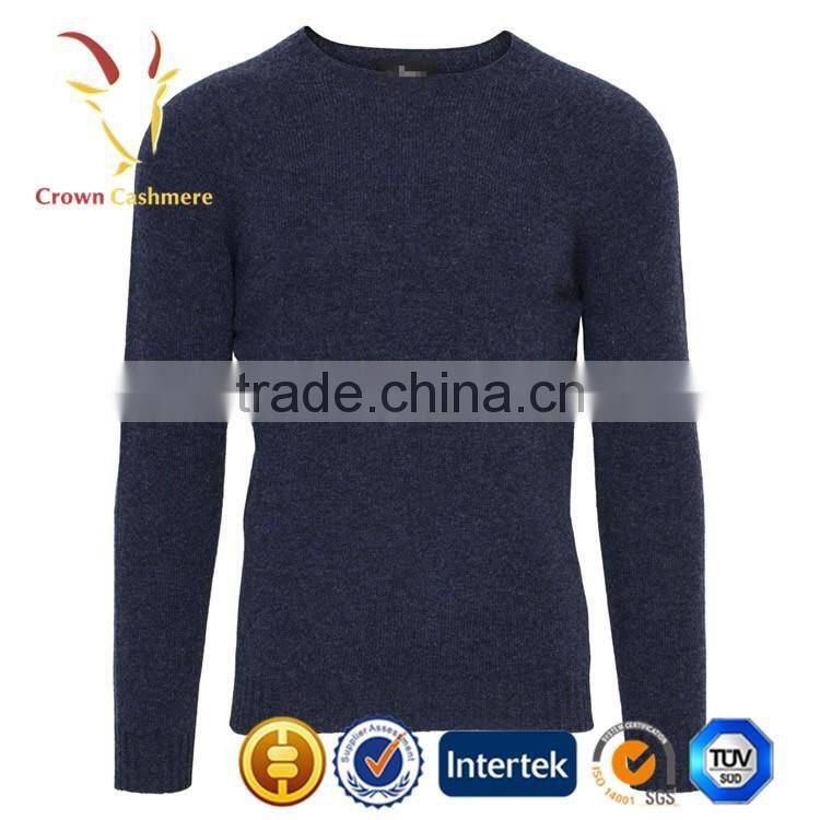 Men Custom Knit Pure Cashmere Wool Sweater