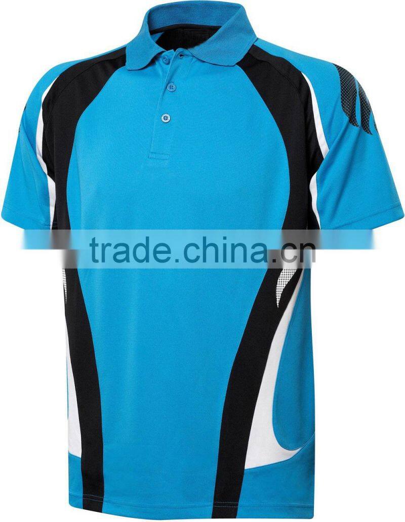 fancy printing short sleeve polo man t-shirt for casual sports
