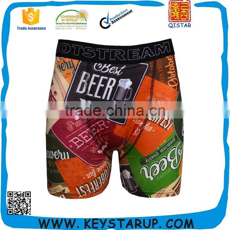 Comfortable Breathable Men Boxer Shorts Cotton Spandex Stripe Men's Underwear