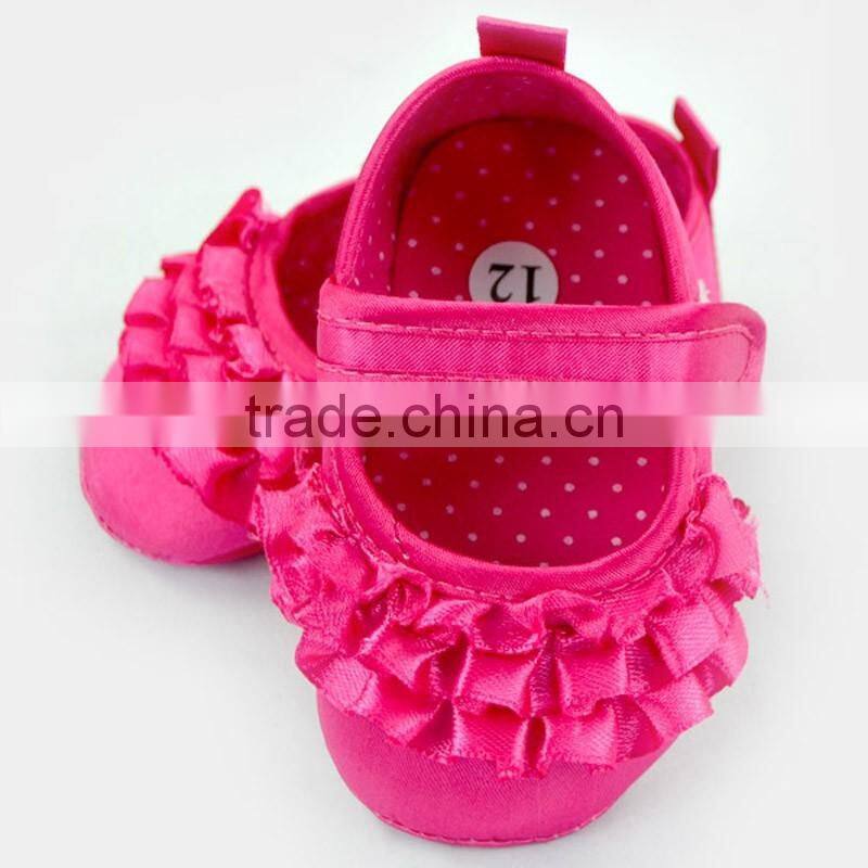 2016 Hottest Ruffle Moccasin Fancy Baby Girls Shoes, Baby Prewalker Shoes LBF2015122301