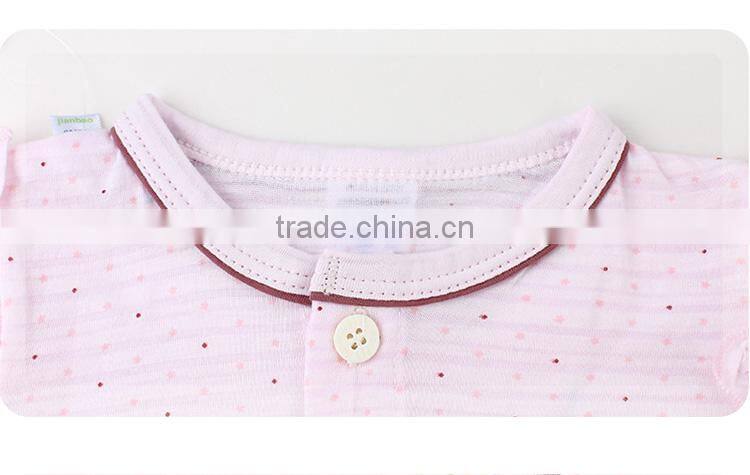 Best selling pretty cute bamboo fiber kids clothing with 2 pcs children clothes set