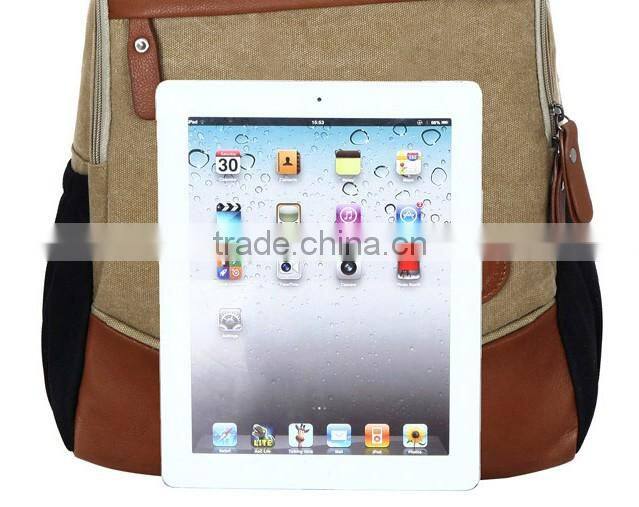 Custom canvas cheap waterproof backpack travelling sport backpack