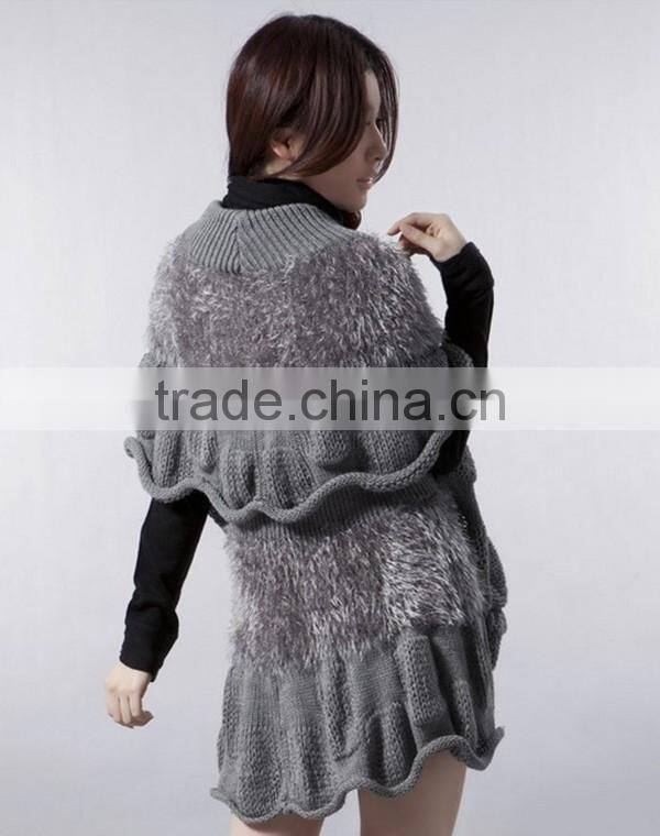 2016 latest design spring smiles batwing sleeve free size Korean style half sleeve loose knit cardigan latest
