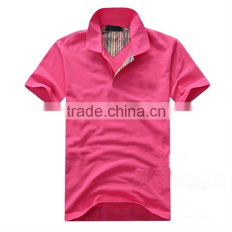 Light green color cotton pique polo t shirt for Great Man