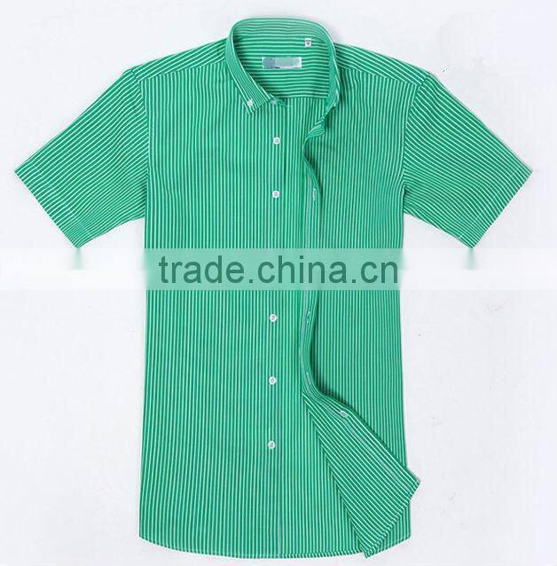 Young style rose color summer short sleeve italian men casual shirt