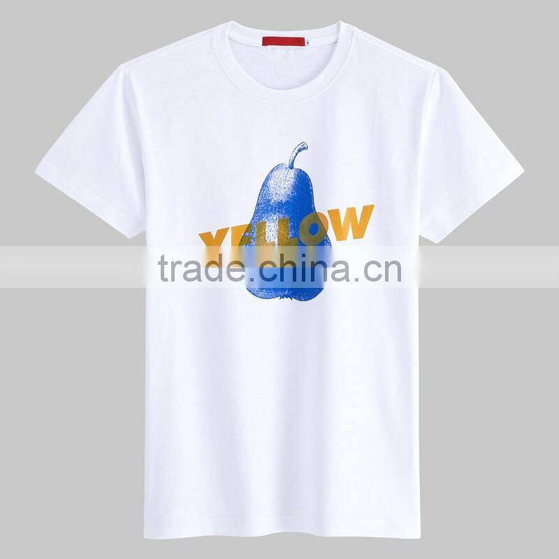 100% cotton custom print t-shirt with logo