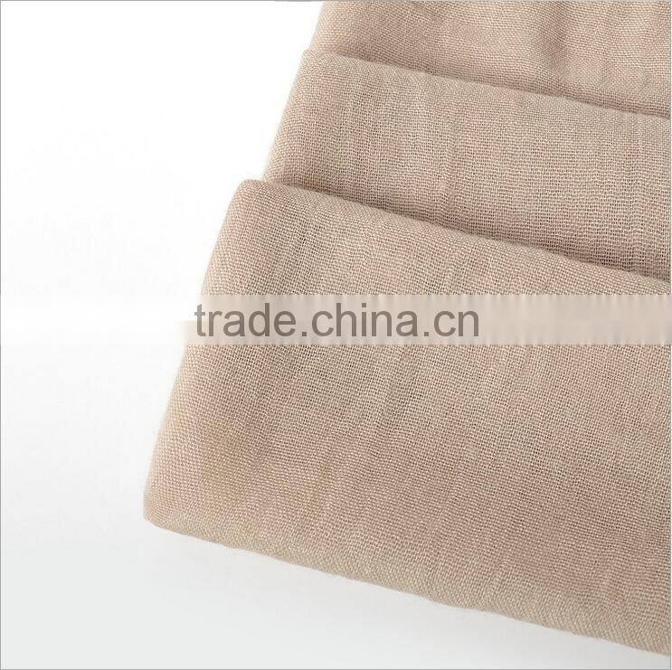 New fashion custom viscose lace trimming hijab scarf