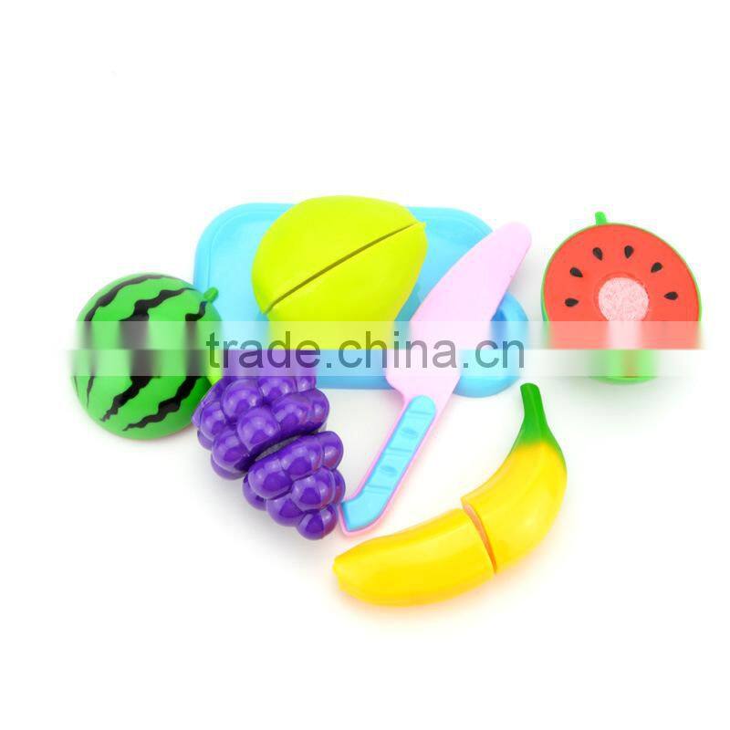 2017 children toys safe funny cut fruit vegetable toys for wholesale