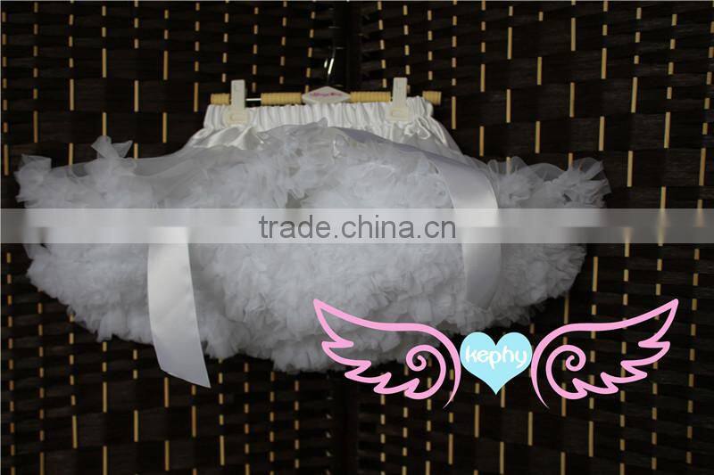 teen Girl Fluffy Tulle Pettiskirt Dance Party Skirt Baby Tutu Skirt New Baby Kids Girls Dancewear Cute white Tutu
