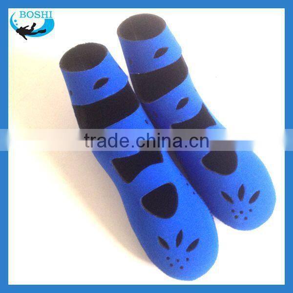 Custom Imprint Neoprene Foldable Travel Slipper,Folding Porable Indoor Shoes, Slippers Fin Sock