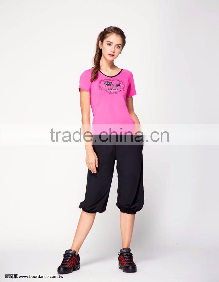 Yoga clothing graphic yoga short sleeve tees