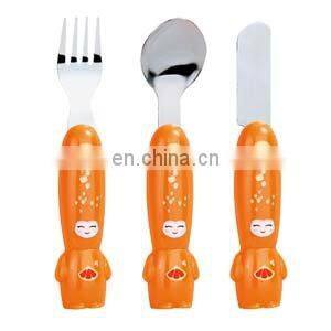 Colorful Cartoon Polished Tableware Of Stainless Steel Teaspoons for kids
