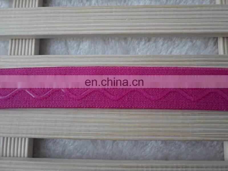 2cm anti slip silicone elastic bands for clothing