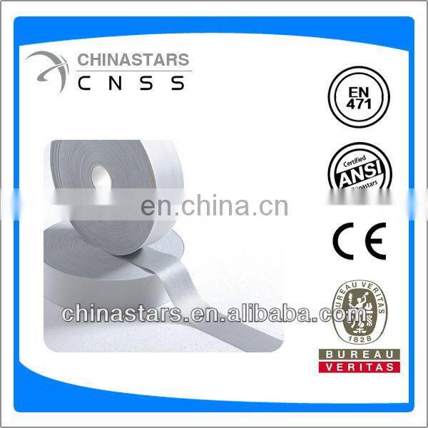 silver elastic reflective fabric