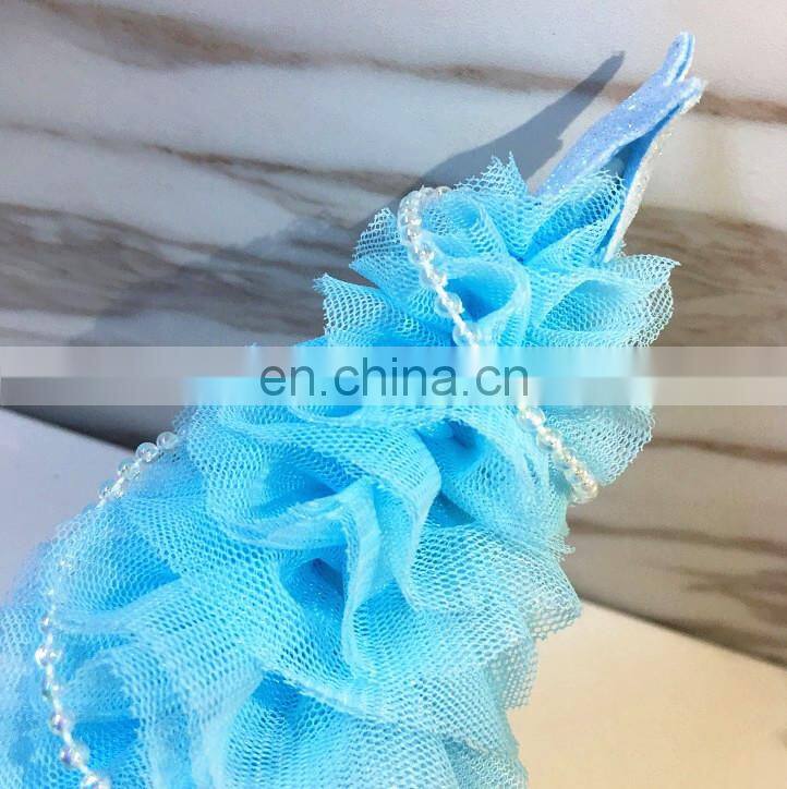 Creative Pink/Blue/Green Glitter Star Christmas Tree Cake Toppers Birthday Wedding Cake Decorations