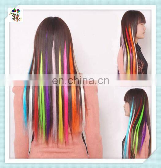 Cheap Colors Long Straight Synthetic Clip in Hair Extensions HPC-0100
