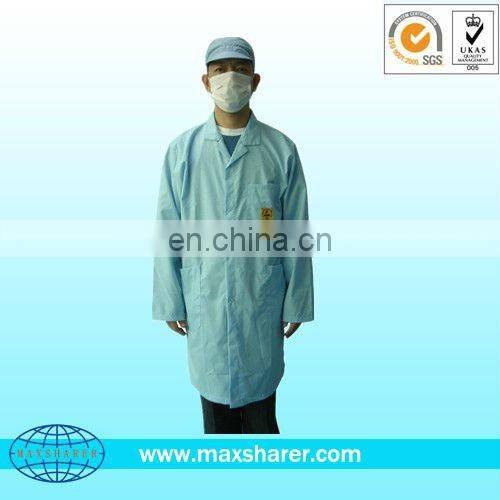 Hot sell esd blue antistatic work smock