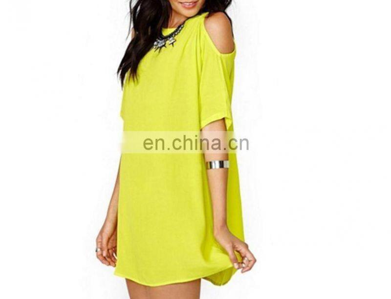 OEM Women Fashion Sexy Chiffon Blouse T-shirt Tops Casual Shirt Off shoulder Blusas Plus size Off Shoulder Latest Dress Designs