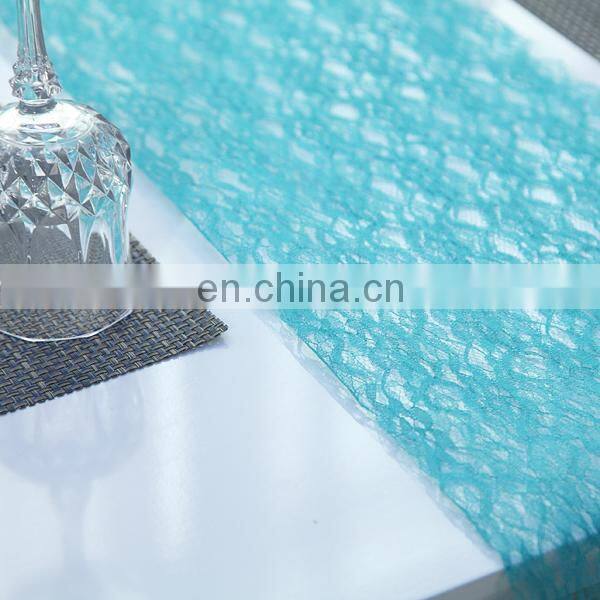 2015 Party Decorations Dinning Velvet Crochet Table Runner