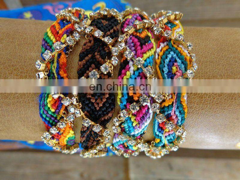 Rope Rhinestone Bracelet