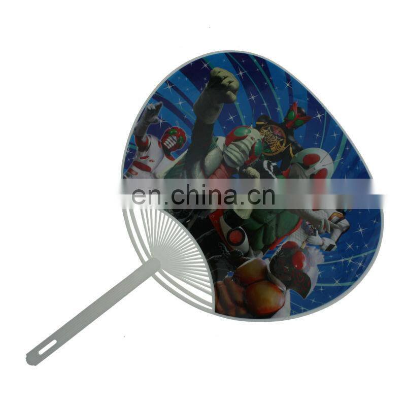 china unusual customised logo artwork plastic fan printing