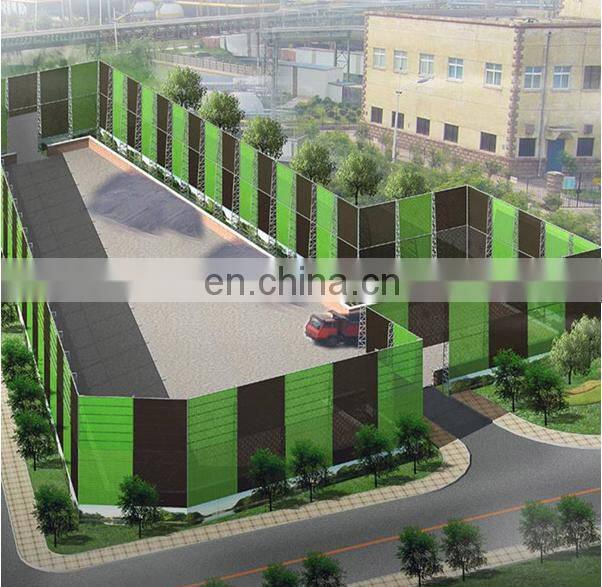 flexible wind dust net dust control net for parking construction area