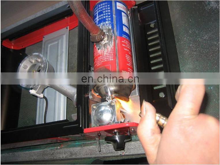 camping portable biogas stove with gas cylinder