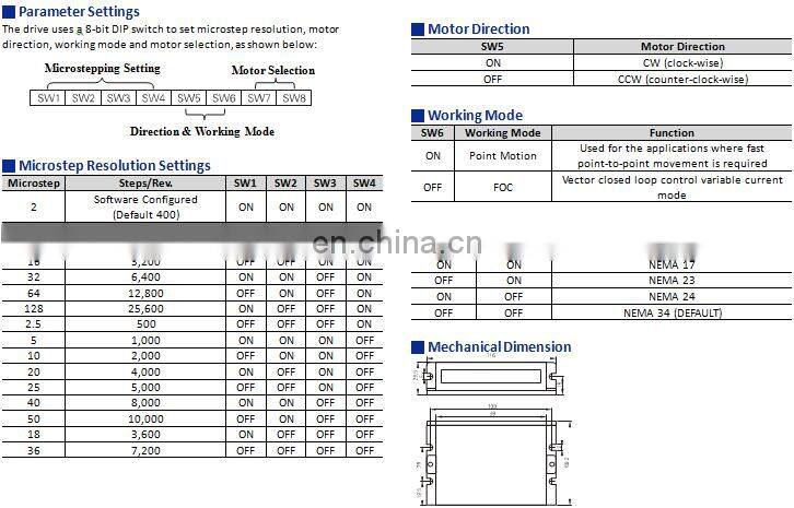8.2A closed loop 2 phase stepper servo driver